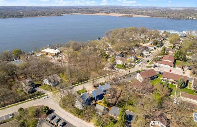 137 Forest Ave, Fox Lake, IL 60020 - aerial view of property and surrounding area with a nearby body of water and nearby suburban area
