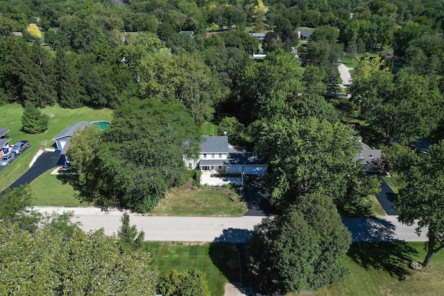 28426 W Lindbergh Dr, Barrington, IL 60010 - aerial overview of property's location featuring a forest