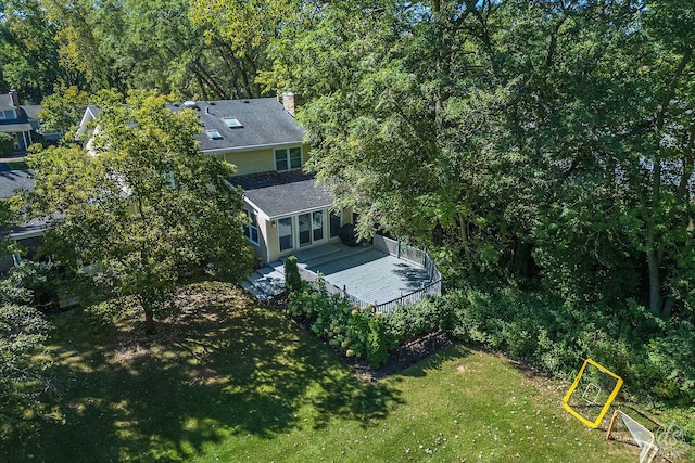 28426 W Lindbergh Dr, Barrington, IL 60010 - aerial view of property and surrounding area
