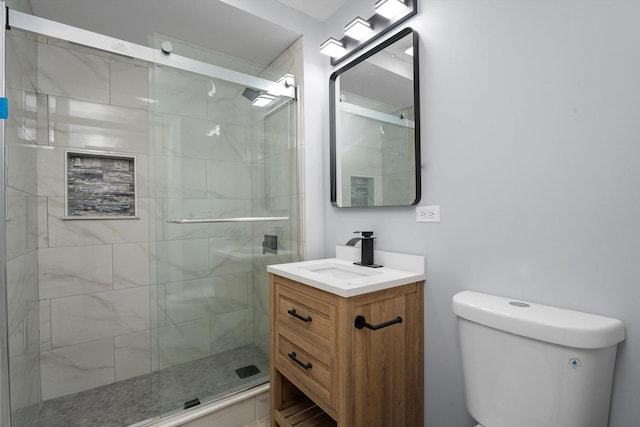 49 Stacy Ct, Glenview, IL 60025 - full bathroom with vanity and a shower stall