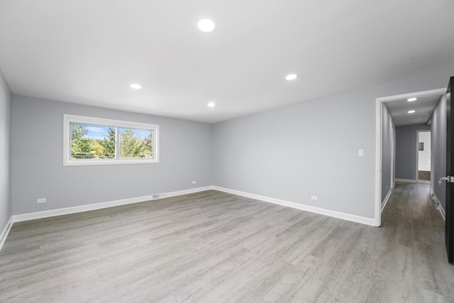 49 Stacy Ct, Glenview, IL 60025 - unfurnished room with wood finished floors and recessed lighting