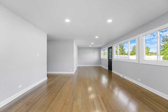 49 Stacy Ct, Glenview, IL 60025 - unfurnished room featuring wood finished floors and recessed lighting