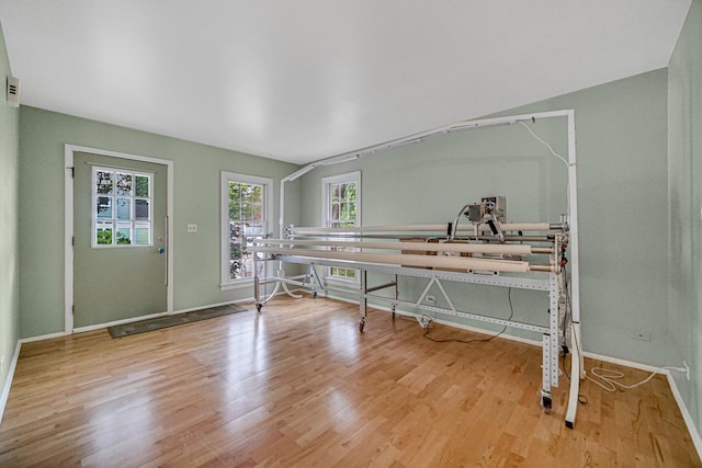 29W409 White Oak Dr, Warrenville, IL 60555 - office featuring wood finished floors and baseboards