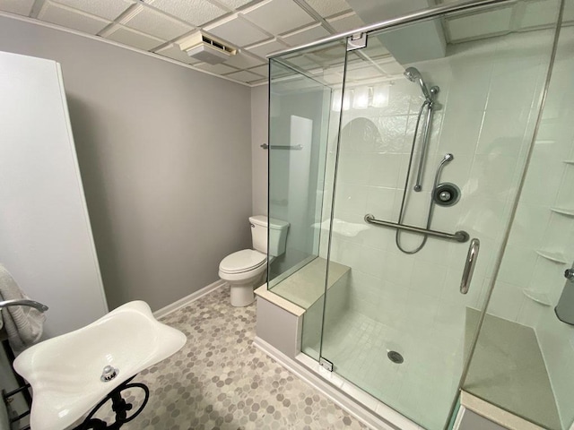 1920 Waverly Cir, Saint Charles, IL 60174 - bathroom with toilet and a shower stall