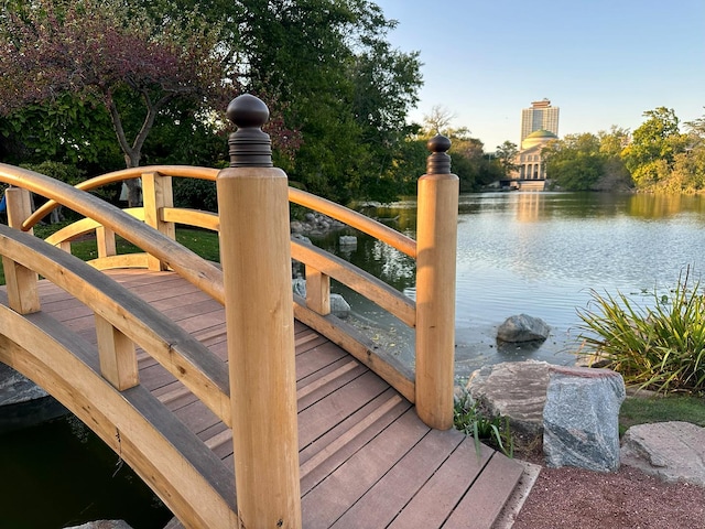 6415 S Kimbark Ave Unit 3, Chicago, IL 60637 - deck with a water view