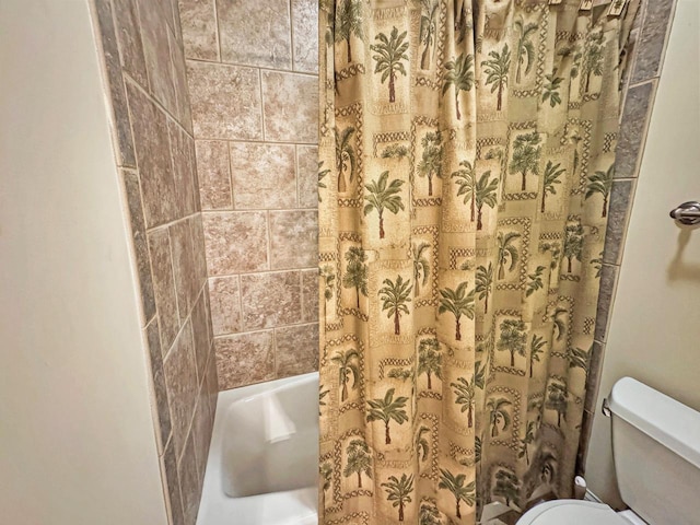 807 Wedgewood Ct, Lindenhurst, IL 60046 - bathroom featuring toilet and shower / bath combo