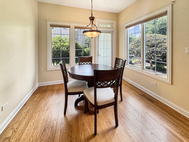 807 Wedgewood Ct, Lindenhurst, IL 60046 - dining area featuring baseboards and light wood-style floors