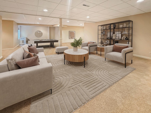 807 Wedgewood Ct, Lindenhurst, IL 60046 - lobby featuring a paneled ceiling and recessed lighting