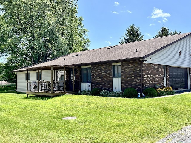 500 Jenkran Way Unit 2, Morrison, IL 61270 - single story home featuring a front lawn, an attached garage, and brick siding