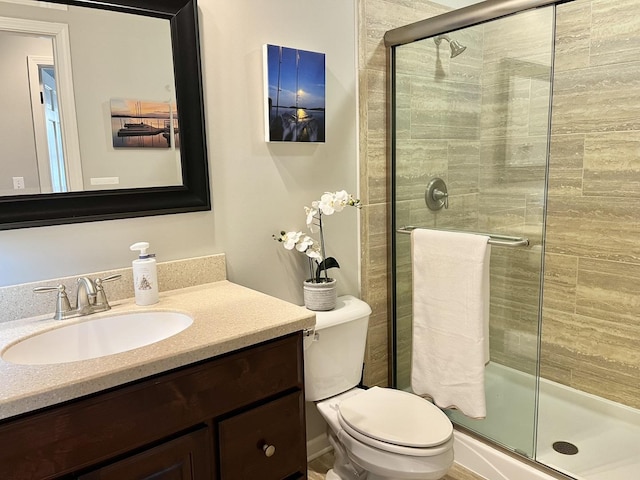 441 Highland Ave, Crystal Lake, IL 60014 - full bath featuring vanity and a shower stall