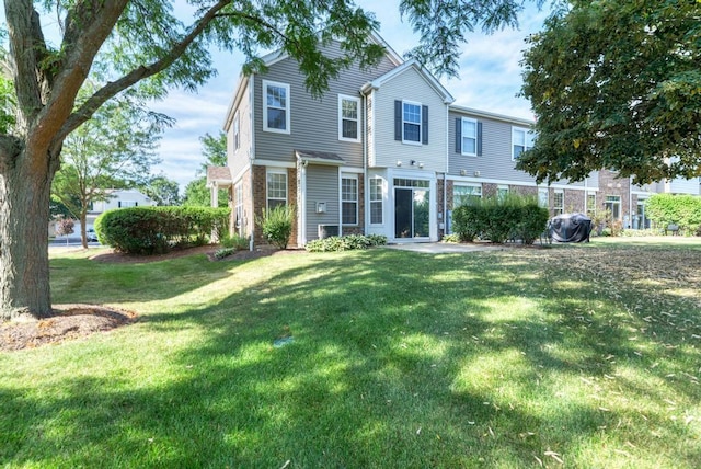 24341 Leski Ln, Plainfield, IL 60585 - view of front facade with a front lawn