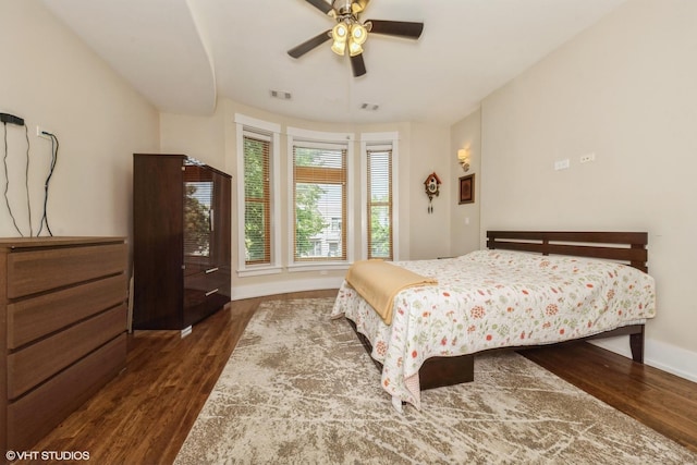 4456 S Berkeley Ave, Chicago, IL 60653 - bedroom with wood finished floors and ceiling fan