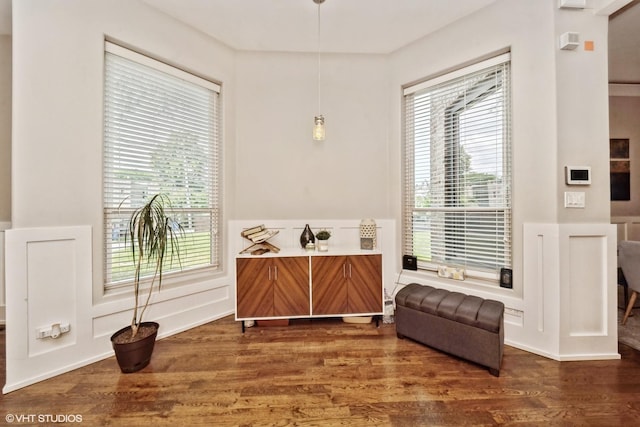 4456 S Berkeley Ave, Chicago, IL 60653 - dining space featuring dark wood-style floors and healthy amount of natural light