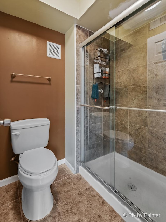 61 W Pier Dr Unit 201, Westmont, IL 60559 - bathroom with a stall shower and tile patterned flooring