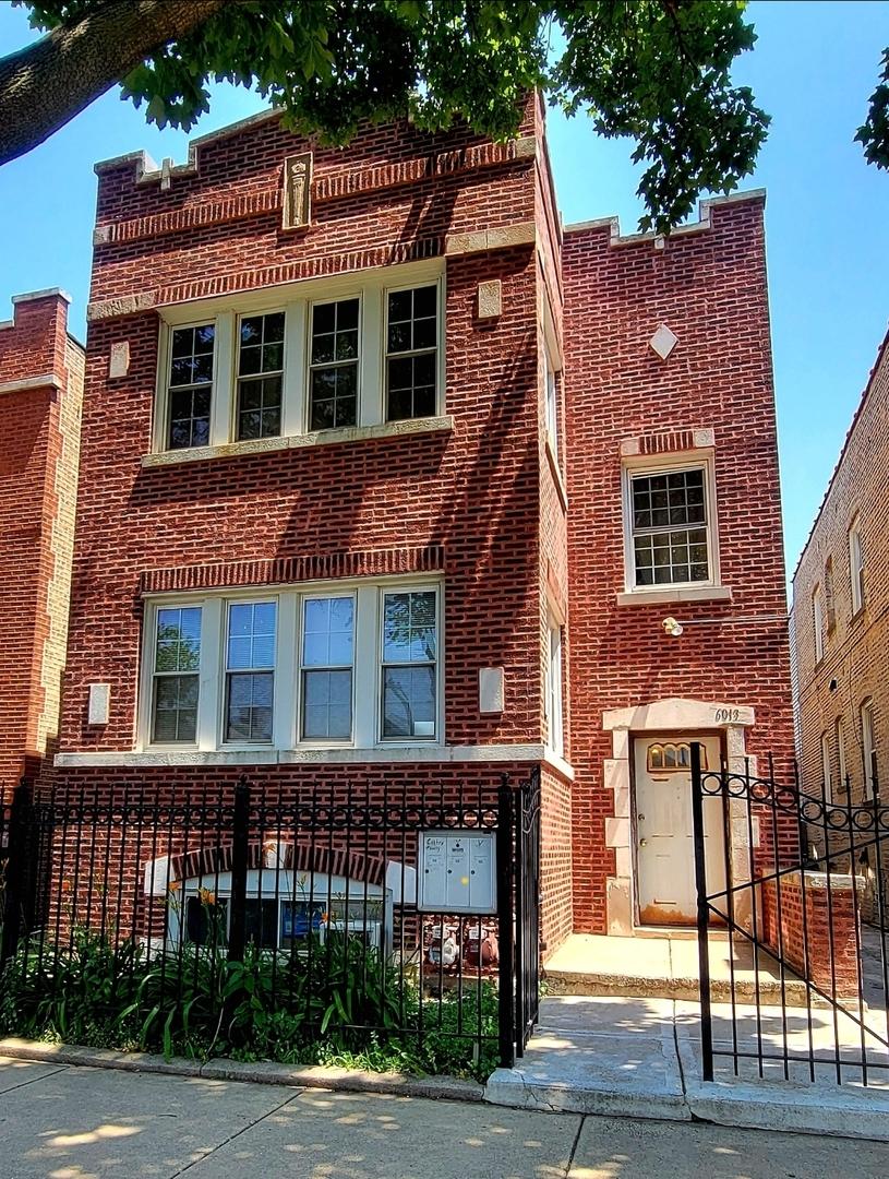 6013 S Troy St, Chicago, IL 60629 - view of front of house with brick siding