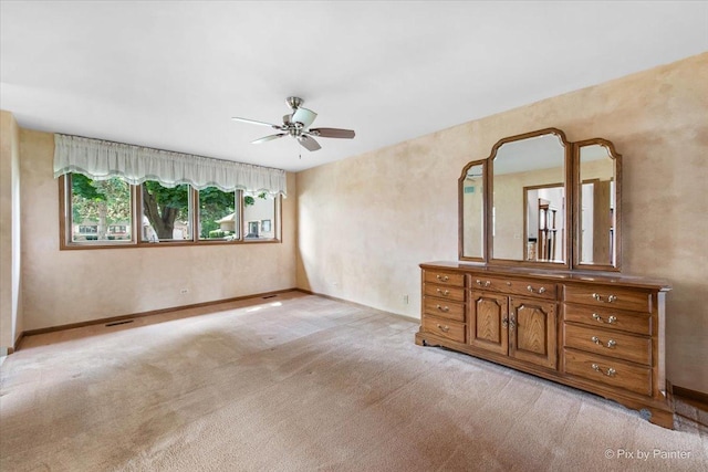 81 Castle Rock Ln, Bloomingdale, IL 60108 - unfurnished bedroom with carpet floors and ceiling fan