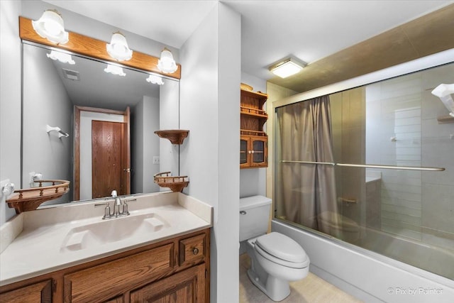 81 Castle Rock Ln, Bloomingdale, IL 60108 - bathroom featuring vanity and combined bath / shower with glass door