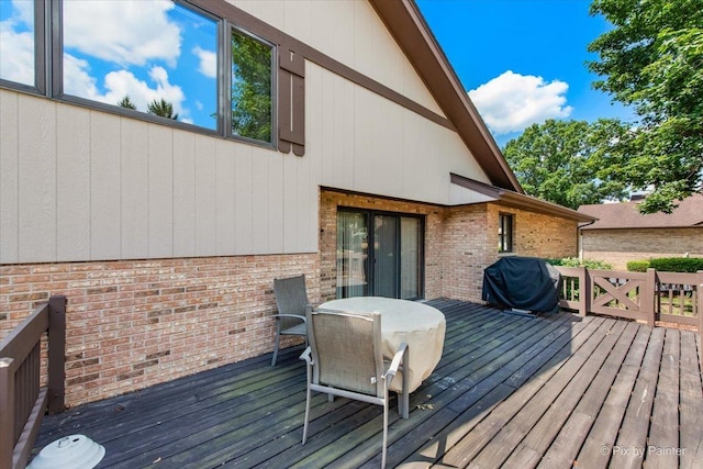 81 Castle Rock Ln, Bloomingdale, IL 60108 - deck with area for grilling and outdoor dining area