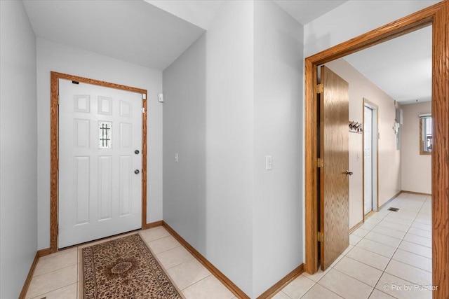 81 Castle Rock Ln, Bloomingdale, IL 60108 - foyer with light tile patterned floors