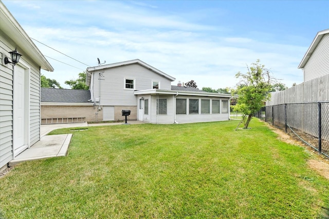 9160 S 88th Ct, Hickory Hills, IL 60457 - back of house featuring a fenced backyard and roof with shingles