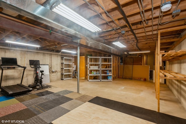 4705 Peacock Ln, Plainfield, IL 60586 - view of unfinished basement