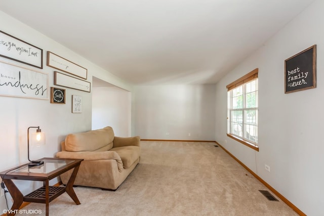 4705 Peacock Ln, Plainfield, IL 60586 - living room featuring light carpet and baseboards