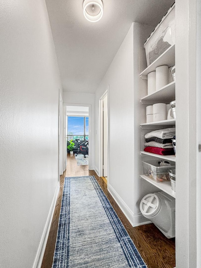 3150 N Sheridan Rd Unit 10C, Chicago, IL 60657 - hall featuring wood finished floors and baseboards