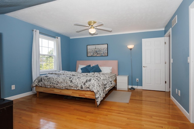 3308 Cumbria Dr, Bloomington, IL 61704 - bedroom featuring light wood-style floors and ceiling fan