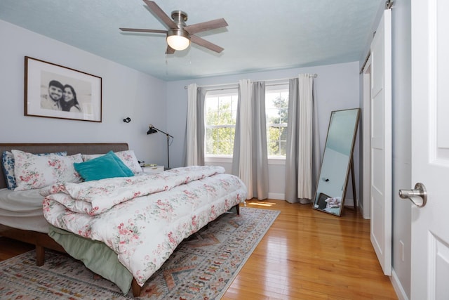 3308 Cumbria Dr, Bloomington, IL 61704 - bedroom featuring light wood-style floors and a ceiling fan