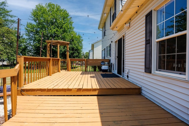 3308 Cumbria Dr, Bloomington, IL 61704 - view of wooden terrace