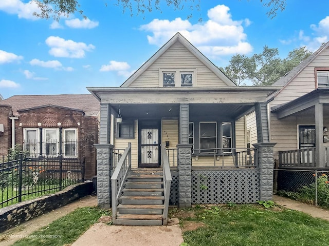 7207 S Winchester Ave, Chicago, IL 60636 - view of front facade featuring covered porch