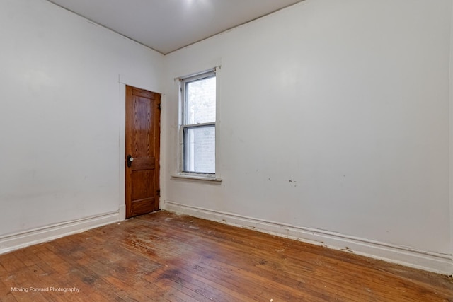 7207 S Winchester Ave, Chicago, IL 60636 - empty room with hardwood / wood-style flooring and baseboards
