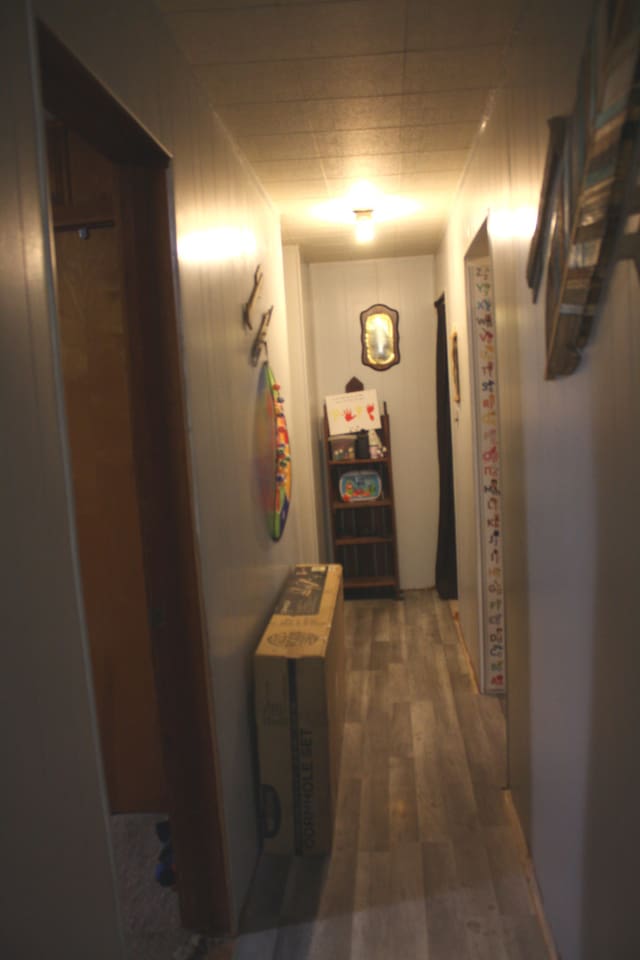 1 Elm Dr, Bethany, IL 61914 - corridor with dark wood finished floors