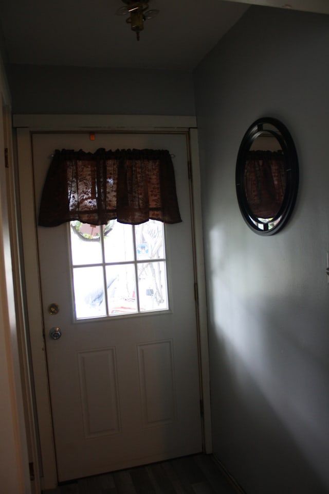 1 Elm Dr, Bethany, IL 61914 - entryway with wood finished floors