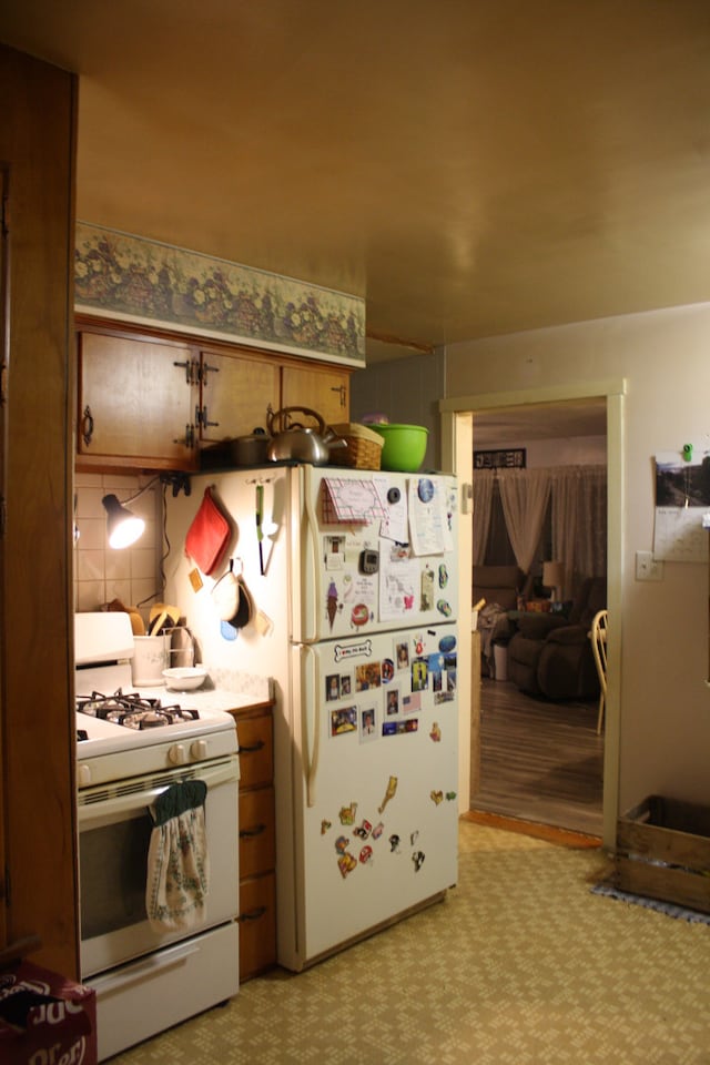 1 Elm Dr, Bethany, IL 61914 - kitchen featuring white appliances