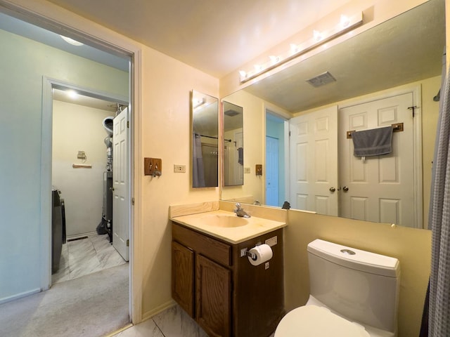 962 Harvest Cir, Buffalo Grove, IL 60089 - bathroom featuring vanity and toilet