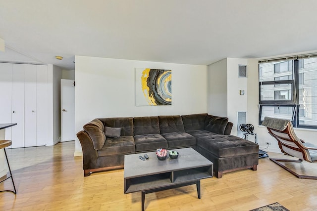 401 E Ontario St Unit 3008, Chicago, IL 60611 - living room with light wood-style floors
