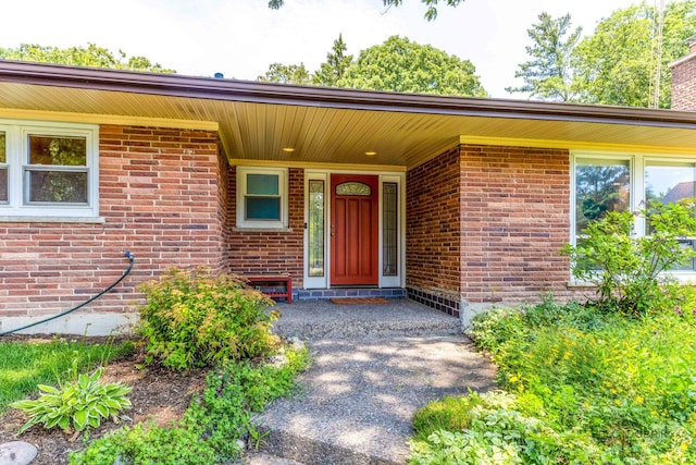 16 Yorkshire Dr, Lincolnshire, IL 60069 - property entrance featuring brick siding and a porch