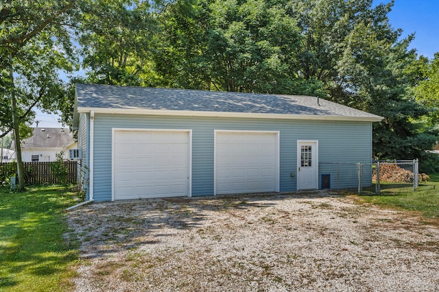 206 W N St, Leroy, IL 61752 - view of detached garage