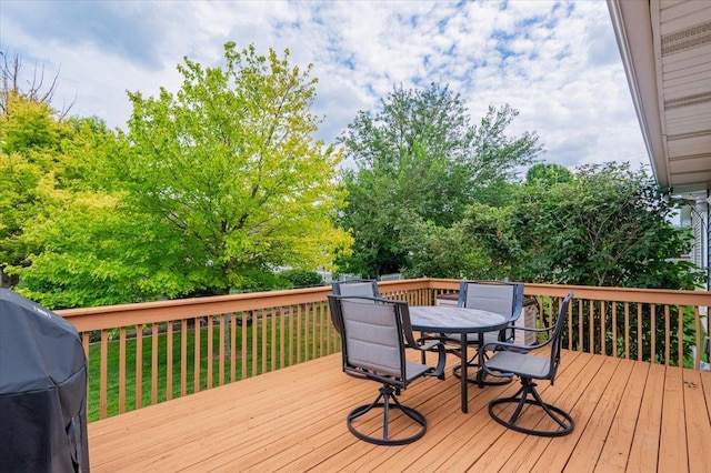 2236 Boulder Dr, Normal, IL 61761 - deck featuring outdoor dining space and grilling area