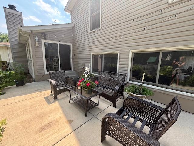 1312 Frederick Ln, Naperville, IL 60565 - view of patio with outdoor lounge area