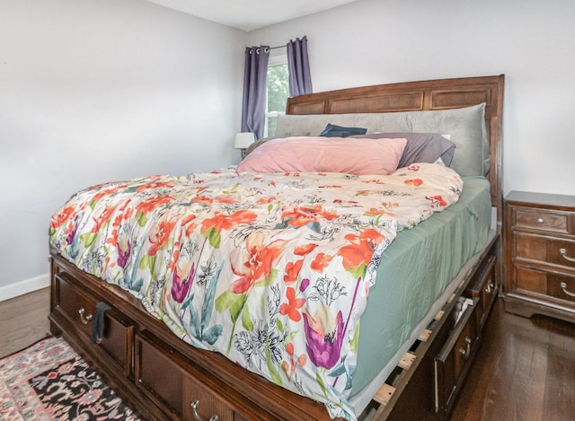 316 S Park St, Westmont, IL 60559 - bedroom with dark wood-type flooring and baseboards