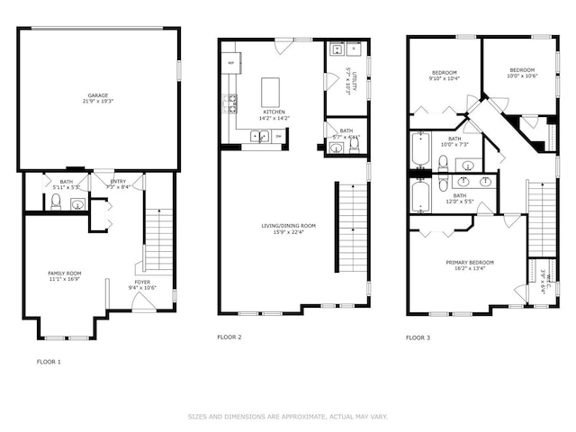 208 W Hyde St, Arlington Heights, IL 60005 - view of floor plan / room layout