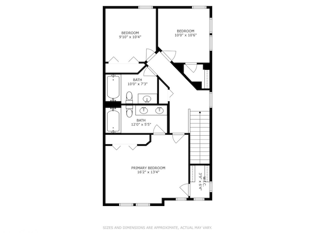 208 W Hyde St, Arlington Heights, IL 60005 - view of home floor plan