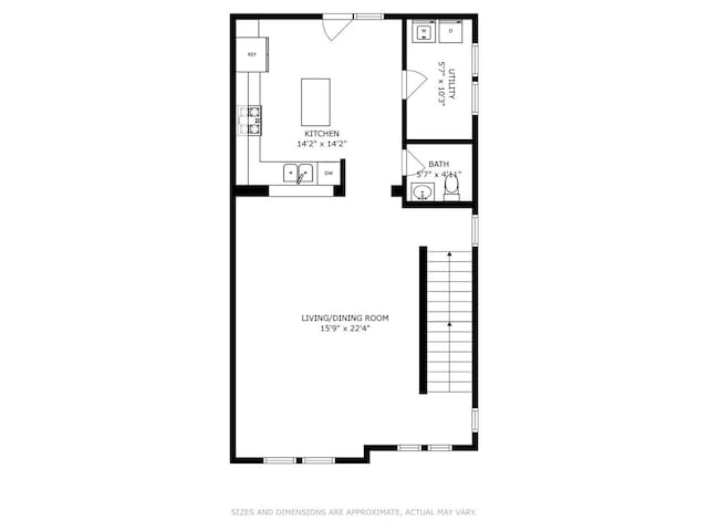 208 W Hyde St, Arlington Heights, IL 60005 - view of floor plan / room layout