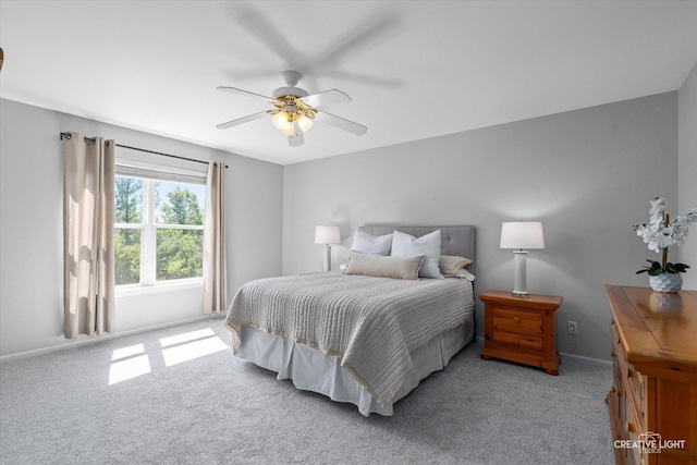 39W183 E Burnham Ln, Geneva, IL 60134 - carpeted bedroom featuring baseboards and a ceiling fan
