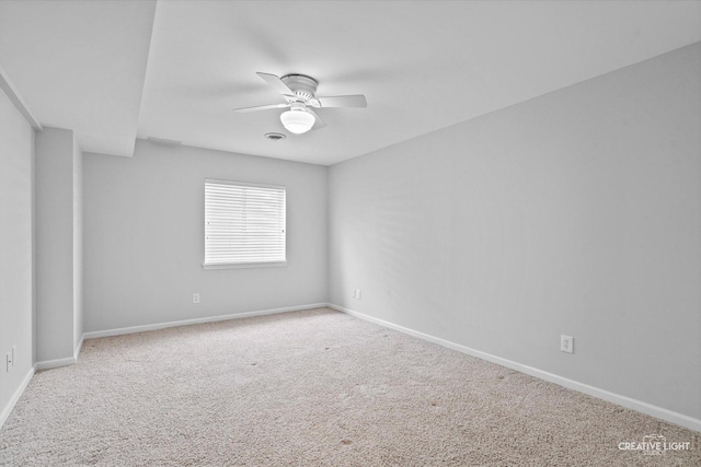 39W183 E Burnham Ln, Geneva, IL 60134 - carpeted empty room featuring ceiling fan and baseboards
