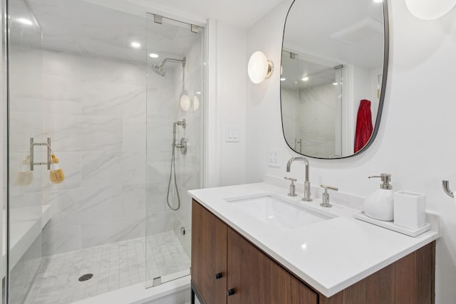 3045 W Ardmore Ave, Chicago, IL 60659 - full bath featuring vanity and a stall shower