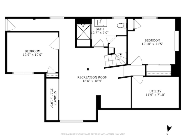 3045 W Ardmore Ave, Chicago, IL 60659 - view of room layout