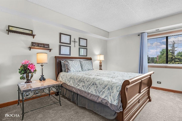 1423 Woodbridge Rd Unit 2C, Joliet, IL 60436 - carpeted bedroom featuring baseboards and a textured ceiling